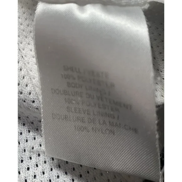 Adidas Windbreaker Jacket Men Medium M Golf Short Sleeve Blue Vintage Zip Button - Picture 7 of 9